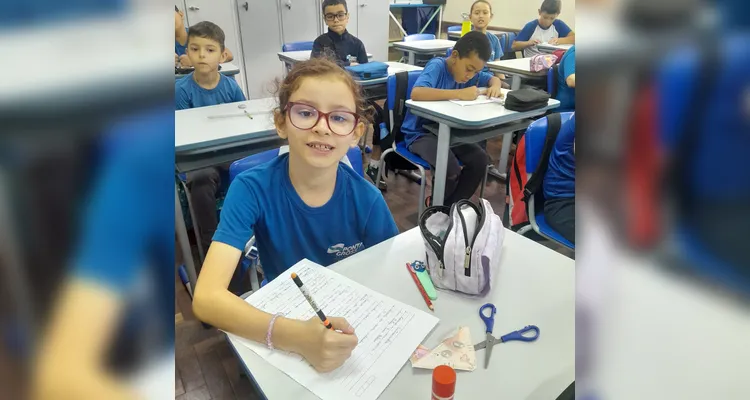 Para as apresentações, os alunos confeccionaram cartazes informativos.