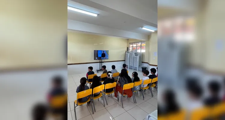 A produção audiovisual do Vamos Ler foi a base para a realização das atividades da classe.