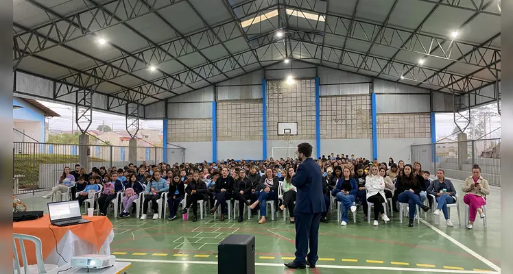 Veja os registros da palestra.