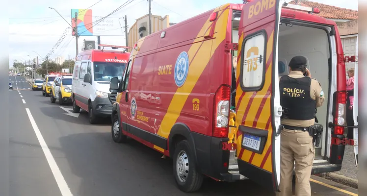 Imagens mostram local onde homem foi baleado em Ponta Grossa; veja