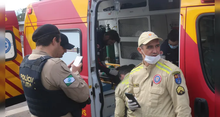 Imagens mostram local onde homem foi baleado em Ponta Grossa; veja