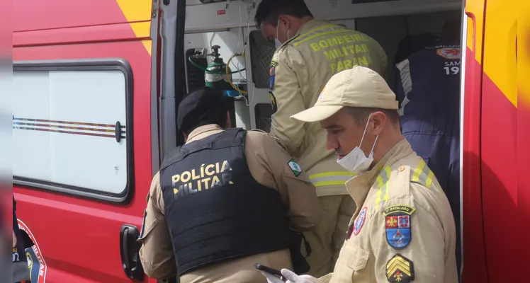 Imagens mostram local onde homem foi baleado em Ponta Grossa; veja