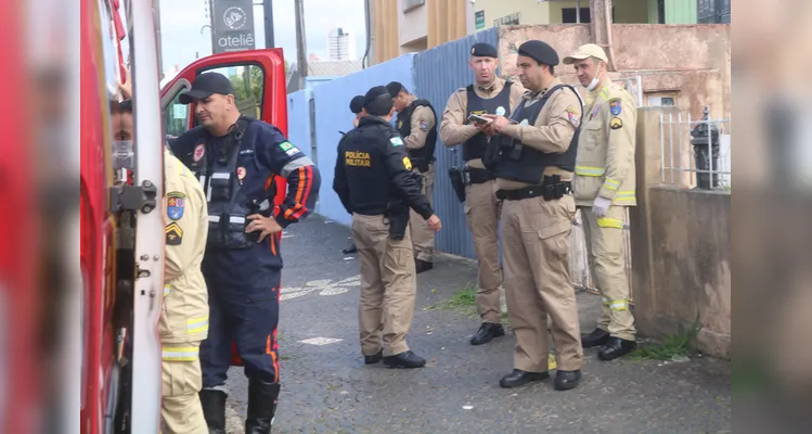 Imagens mostram local onde homem foi baleado em Ponta Grossa; veja
