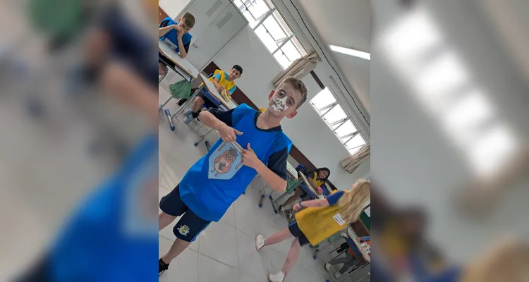 A atividade reforçou as temáticas estudadas pela turma de forma lúdica e envolvente.