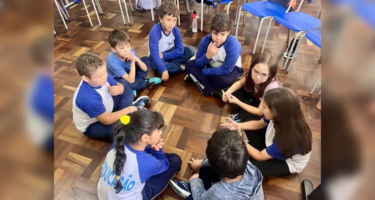 A classe realizou importantes debates sobre o tema em sala.