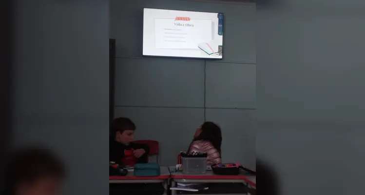Inspirados por uma das histórias de Ziraldo, os alunos criaram o seu próprio personagem.