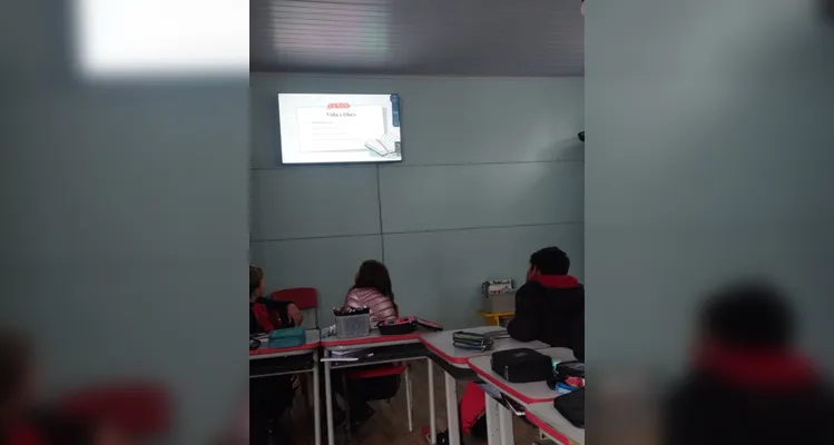 Inspirados por uma das histórias de Ziraldo, os alunos criaram o seu próprio personagem.
