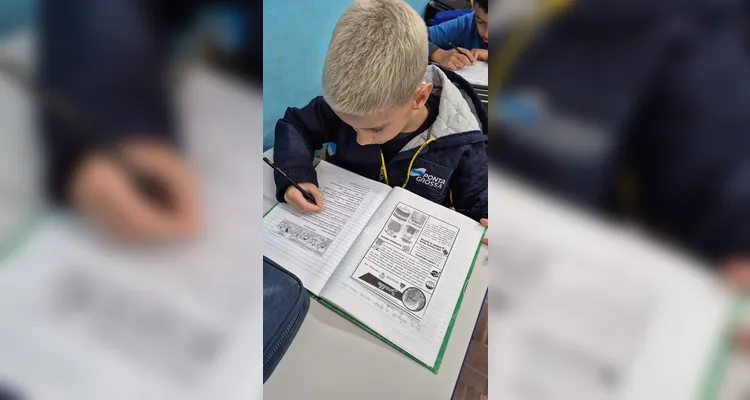 Os alunos se empolgaram com a dinâmica e se aprofundaram nas histórias do Menino Maluquinho.