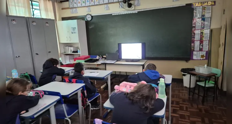 A aula do Vamos Ler foi a base das atividades da classe.