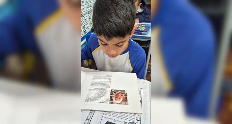 Os alunos se empolgaram com a dinâmica e se aprofundaram nas histórias do Menino Maluquinho.