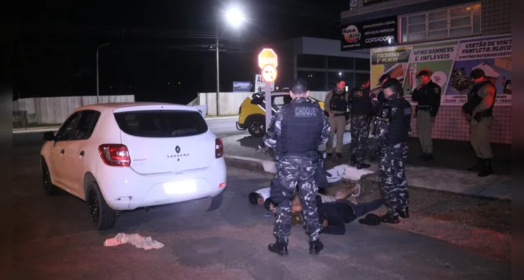 Exclusivo: suspeitos de furtar carro em PG são presos em Uvaranas