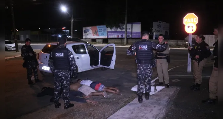 4 homens acabaram detidos