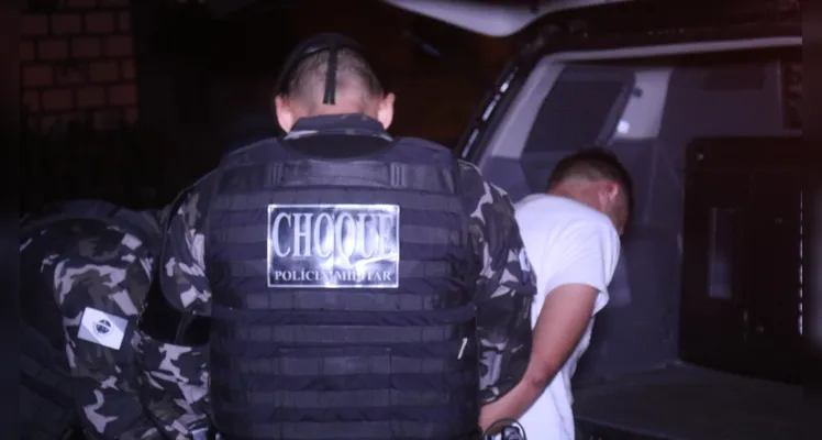 Veja imagens da prisão de suspeitos de roubo de veículo em PG