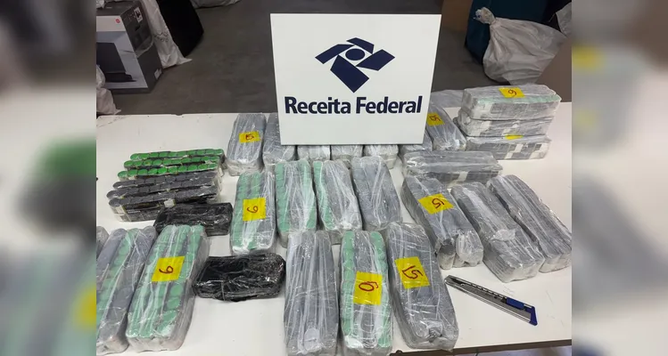 Receita Federal apreende dois mil frascos de anabolizantes contrabandeados em PG