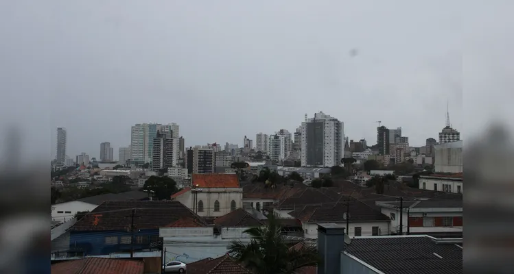 Imagens do céu de Ponta Grossa neste momento