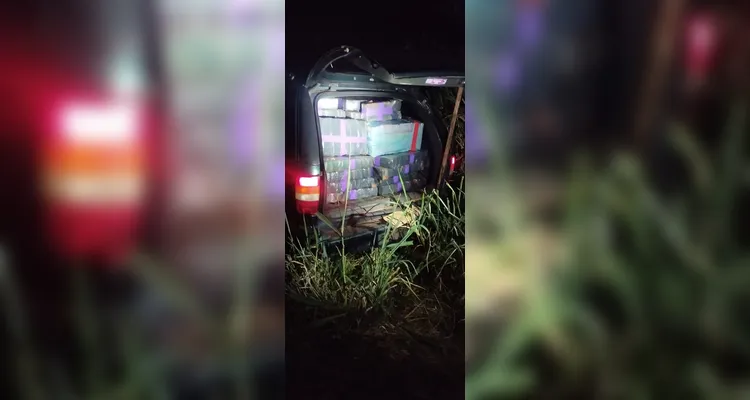 Veículo é apreendido com quase meia tonelada de entorpecentes no Paraná