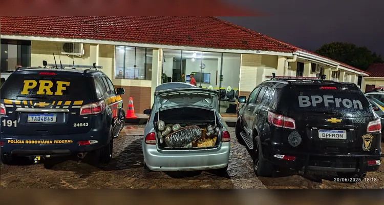 PRF apreende mais de 570 quilos de drogas em Goioerê e Guaíra