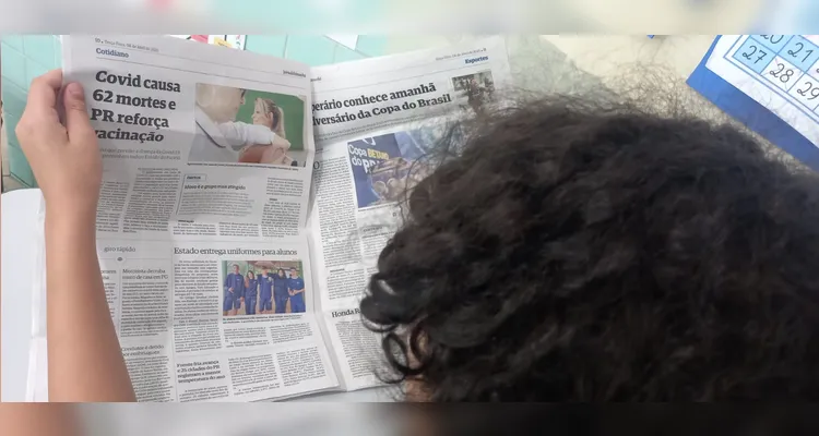 Uso do tradicional e digital contribuíram para produções em sala.