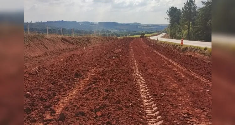 PR-151: restauração em concreto entre PG e Palmeira avança
