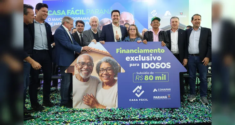 Paraná lança programa inédito no Brasil para idosos conquistarem o sonho da casa própria