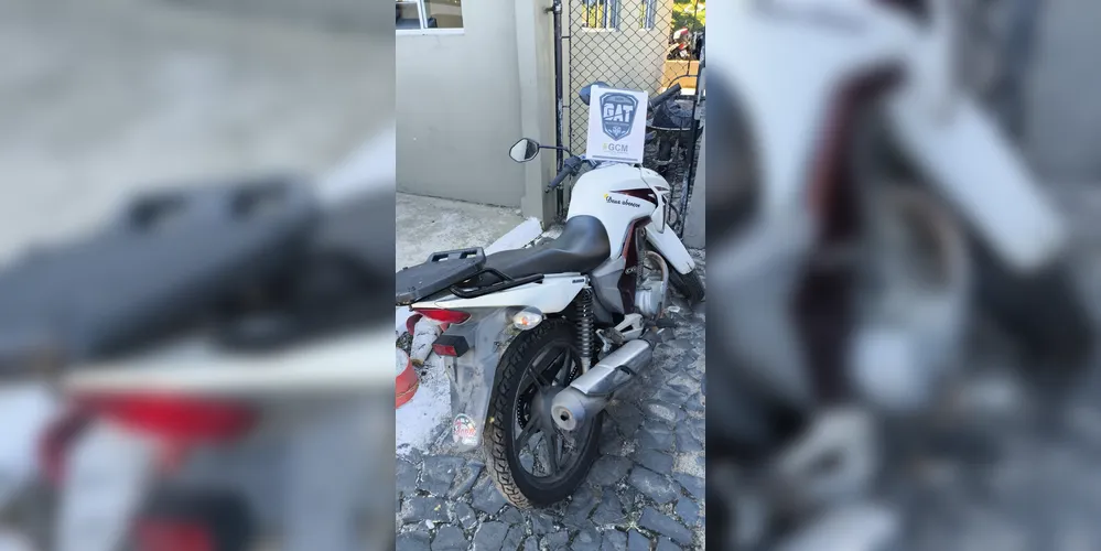 Motocicleta havia sido furtada dois dias antes