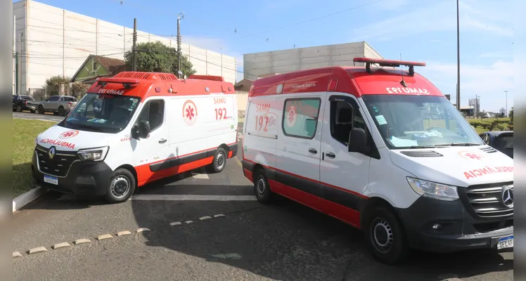 Vítima foi levada ao HU-UEPG.