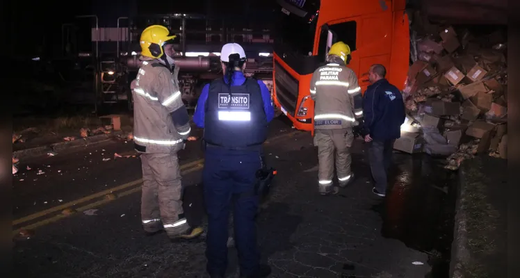 Corpo de Bombeiros foi mobilizado.