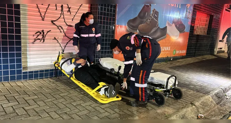 Perseguição entre carros termina com homem ferido em Uvaranas