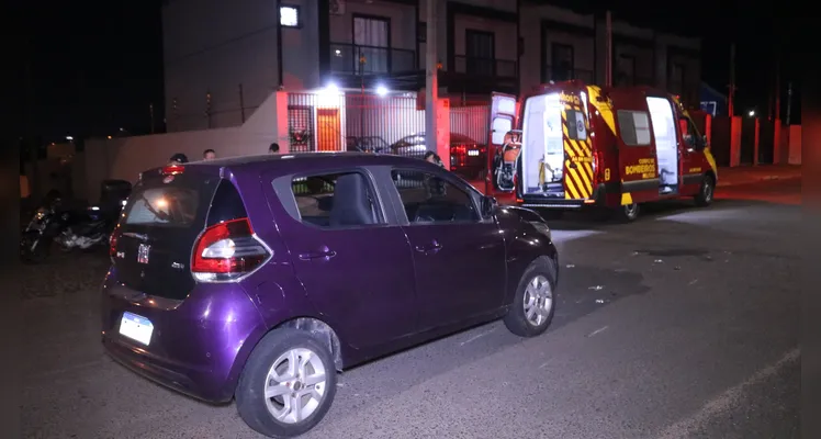 Motociclista fratura tornozelo em acidente na ‘Cipa’, em PG