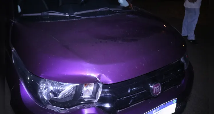 Motociclista fratura tornozelo em acidente na ‘Cipa’, em PG