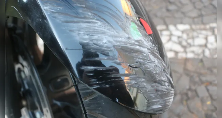 Idoso é atropelado por moto e sofre fratura exposta em Ponta Grossa