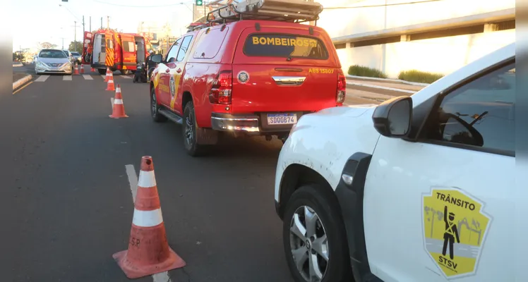 Idoso é atropelado por moto e sofre fratura exposta em Ponta Grossa