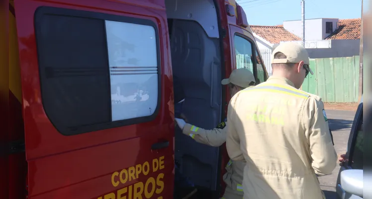 Ciclista fica ferido em acidente no ‘Tarobá’, em Ponta Grossa