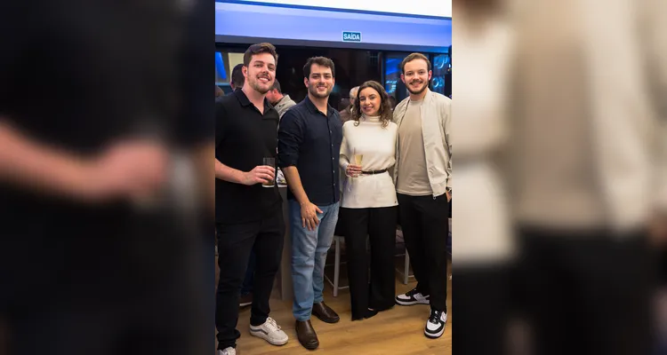 Arthur Metzdorf, Marcos Galvão, Maria Luiza Cabral e Guilherme Signori