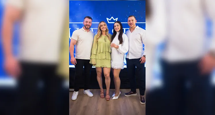 Daniel Gadens, Thayse Deki, Priscilla Branco e Gabriel Lotz