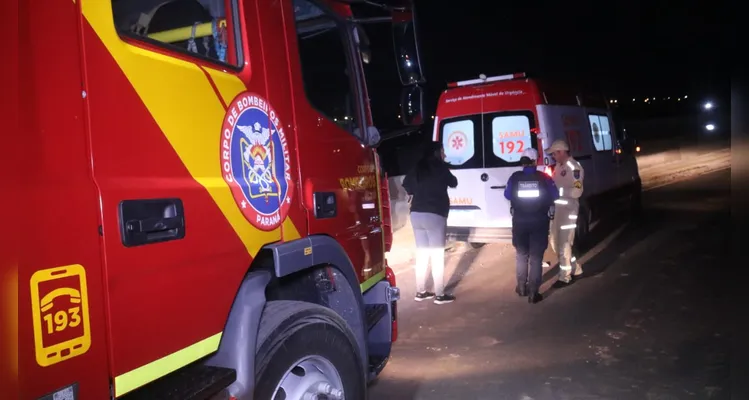 Condutor ‘se perde’ em curva e capota carro na ‘Cipa’, em PG; veja fotos