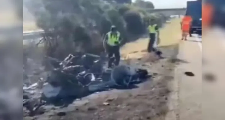 O corpo de Bombeiros de Rionegro del Puente atendeu a ocorrência