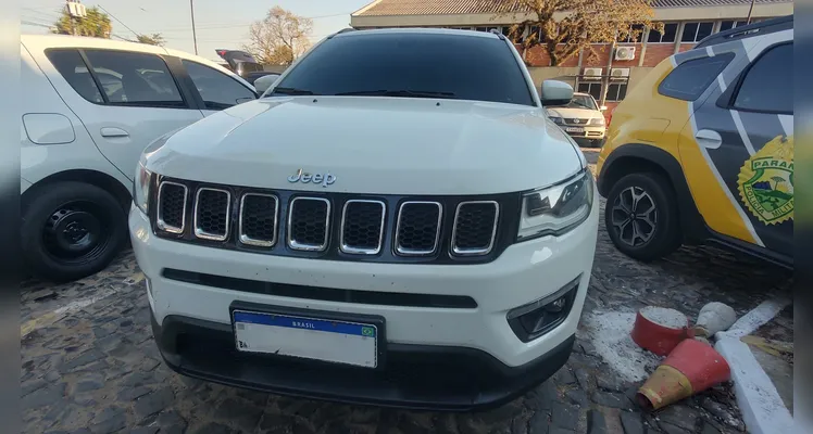 Rápida ação da PM recupera Jeep Compass furtado em Tibagi