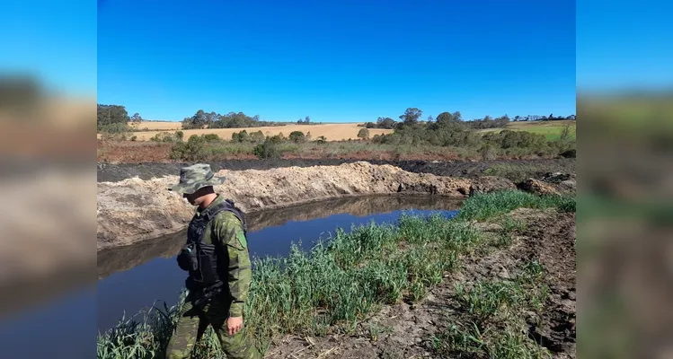 Dono de leiteria é autuado por crime ambiental na região