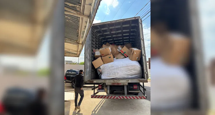 Receita Federal de PG destina roupas para 4 mil indígenas do Paraná