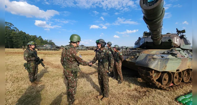5ª Brigada de Cavalaria Blindada realiza exercício militar em PG