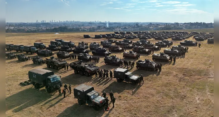 5ª Brigada de Cavalaria Blindada realiza exercício militar em PG