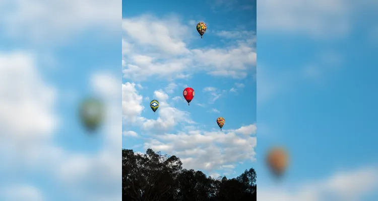 3º Festival de Balonismo de PG reúne mais de 20 mil pessoas no Centro de Eventos