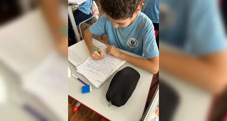 A proposta contou com variadas atividades, como fotos retratando o meio ambiente em suas casas, a criação de crônicas e a realização de uma entrevista sobre um projeto local.