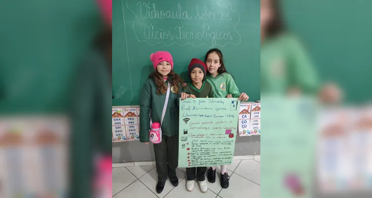 Confira os registros dos trabalhos prático e teórico em sala de aula.