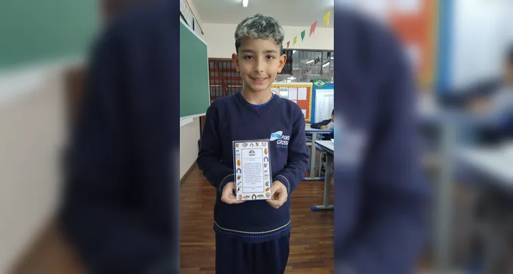 Com amplas atividades, a turma pôde se aprofundar na história do patrono da escola e compartilhar os aprendizados com os demais colegas.