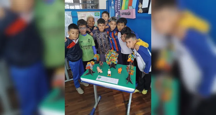 Com amplas atividades, a turma pôde se aprofundar na história do patrono da escola e compartilhar os aprendizados com os demais colegas.