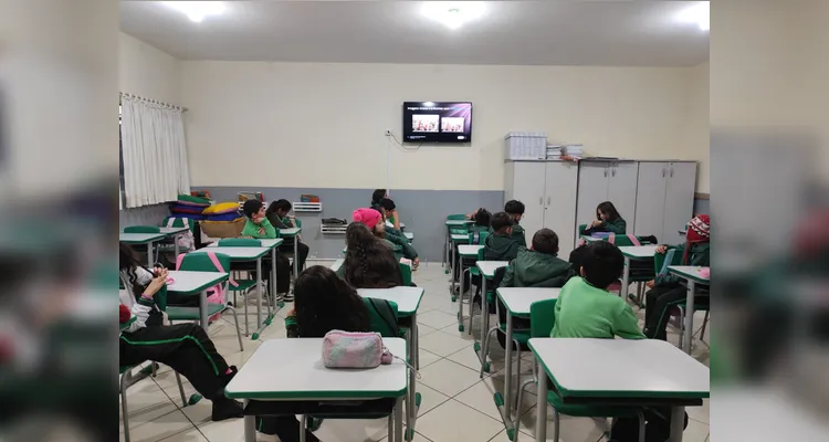 Confira os registros dos trabalhos prático e teórico em sala de aula.