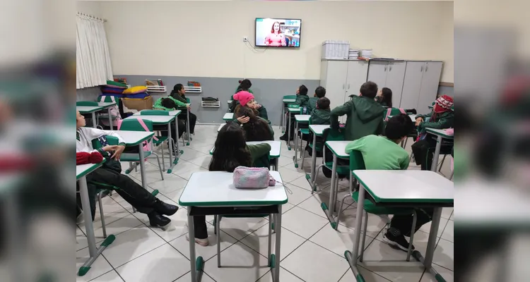 Confira os registros dos trabalhos prático e teórico em sala de aula.