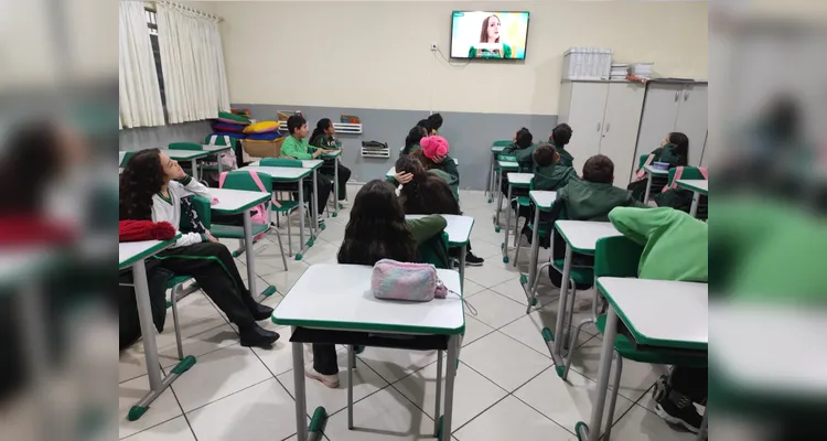 Confira os registros dos trabalhos prático e teórico em sala de aula.